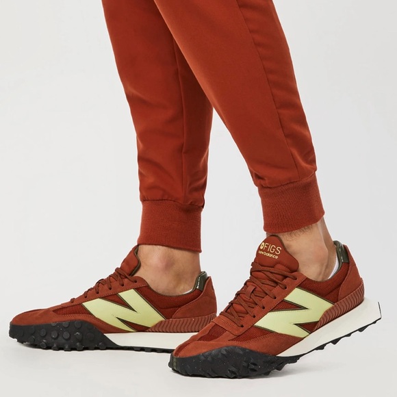Figs New Balance Red and Green Sneakers - Picture 3 of 12